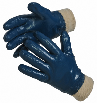 картинка Перчатки НИТРИЛОВЫЕ РП манжета цв. синий от магазина ПРОФИ+