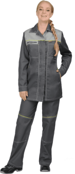 картинка Куртка ОПЗ летняя ТУРБО женская цв. серый от магазина ПРОФИ+