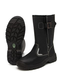 картинка Сапоги демисезонные PROFLINE ПУ с МП цв. черный от магазина ПРОФИ+