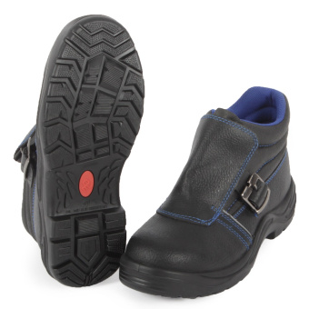 картинка Ботинки для сварщика ЭЛИТСПЕЦ (PROSAFE) СВАРЩИК 24 ПУ/Нитрил с МП цв. черный от магазина ПРОФИ+