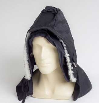 картинка Шлем утепленный РЖД со звукопроводными вставками на меховой подкладке от магазина ПРОФИ+