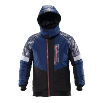 картинка Куртка утепленная КОНСТРУКТОР мужская цв. синий с черным от магазина ПРОФИ+