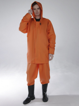 картинка Костюм влагозащитный РОКОН-БУКСА мужской тк.Диагональ-прорезиненная цв. оранжевый от магазина ПРОФИ+