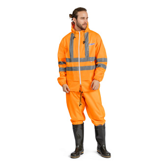 картинка Костюм сигнальный влагозащитный ЭКСТРА ВИЖН цв. флуоресцентный оранжевый от магазина ПРОФИ+