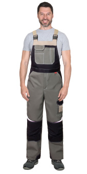 картинка Полукомбинезон ОПЗ летний КАСПИЙ СОП мужской цв. оливковый с черной и песочной отделкой от магазина ПРОФИ+