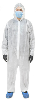 картинка Комбинезон защитный одноразовый КАСПЕР спанбонда 60 гр./м² цв. белый от магазина ПРОФИ+