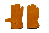 Перчатки спилковые РОСМАРКА (2202) цв. желтый