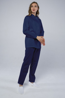 картинка Брюки ОПЗ облегченные ХАССП - ПРЕМИУМ женские цв. темно-синий от магазина ПРОФИ+