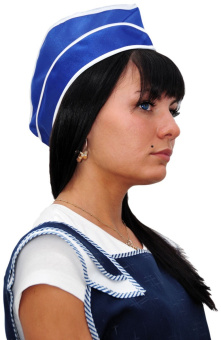 картинка Пилотка НЕЙЛОН цв. васильковый от магазина ПРОФИ+