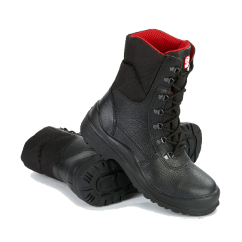 картинка Ботинки демисезонные НИТРО МАКС КЩС ПУ-Нитрил с КП с высоким берцем цв. черный от магазина ПРОФИ+