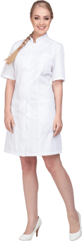 картинка Халат медицинский ВИТА женский цв. белый от магазина ПРОФИ+