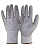 Перчатки противопорезные 5-го класса Safeprotect АНТИПОРЕЗ ПОЛ (полиуретановое покрытие) цв. серый