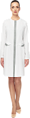 Халат медицинский КАРДИОЛОГИЯ женский цв. белый с серым