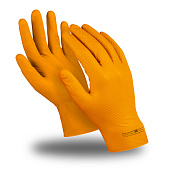 Перчатки нитриловые ЭКСПЕРТ ТЕХНО (DG-027) 0.20 мм цв. оранжевый