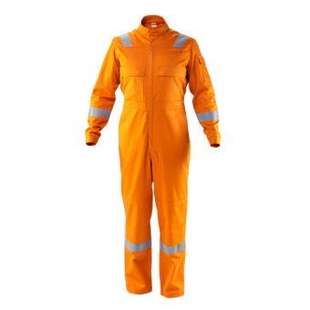 картинка Комбинезон для нефтяников летний ПЕТРОЛЕУМ мужской цв.оранжевый (1 класс) от магазина ПРОФИ+