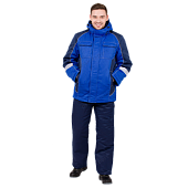 Куртка ОПЗ зимняя СТРАЙК мужская цв. василек с темно-синим