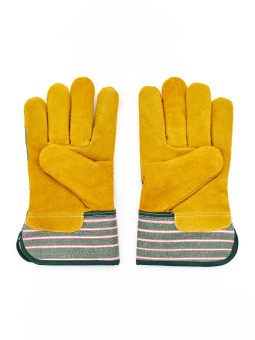 картинка Перчатки спилковые комбинированные PROFLINE BASE цв. желтый от магазина ПРОФИ+