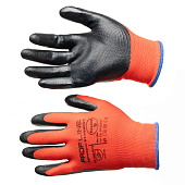 Перчатки нейлоновые ProfLineSpecialist с Н - покрытием цв. красный