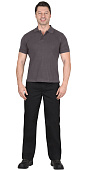 Рубашка ПОЛО мужская к/рукав с манжетом пл. 180 г/м2 цв. серый