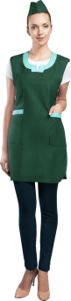 картинка Униформа ОПЗ облегчённая НИКА женская цв. темно-зеленый с салатовой отделкой от магазина ПРОФИ+