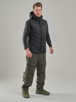 картинка Жилет демисезонный РАГНАР -5° тк. Микрофибра цв. оникс от магазина ПРОФИ+