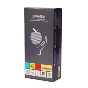 картинка Перчатки латексные HIGH RISK высокопрочные цв. синий от магазина ПРОФИ+