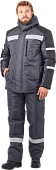 Куртка ОПЗ зимняя РОУД мужская цв. темно-серый с черным