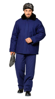 картинка Куртка ОПЗ зимняя МЕТЕЛИЦА-П мужская цв.синий от магазина ПРОФИ+