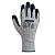 Перчатки противопорезные TESA TWINS T-110 (латексное покрытие) цв. серый