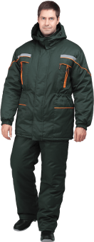 картинка Куртка ОПЗ зимняя ЛАНДШАФТ мужская цв. зеленый от магазина ПРОФИ+