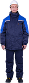 Куртка ОПЗ зимняя СПЕЦ (с) мужская цв. темно-синий с васильковым