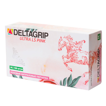 картинка Перчатки нитриловые GWARD DELTAGRIP Ultra LS цв. розовый от магазина ПРОФИ+