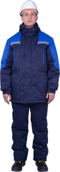 картинка Костюм ОПЗ зимний СПЕЦ мужской цв. темно-синий с васильковым от магазина ПРОФИ+