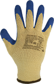 Перчатки х/б с латексом ARMPROTECT 1499z цв. белый с синим
