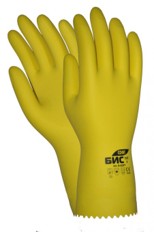 картинка Перчатки латексные БИС СОФТ 0.40 мм цв. желтый от магазина ПРОФИ+