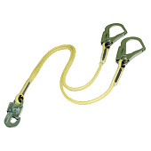 Строп веревочный двойной огнеупорный Кд карабины (63 мм)