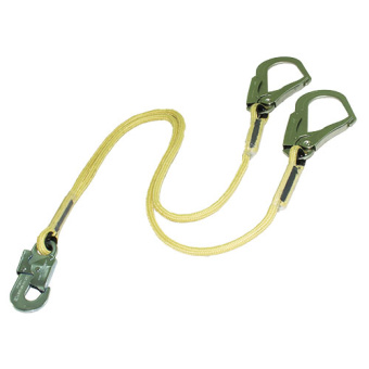 картинка Строп веревочный двойной огнеупорный Кд карабины (63 мм) от магазина ПРОФИ+