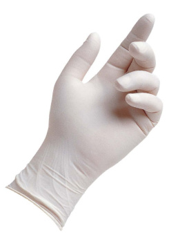 картинка Перчатки нитриловые NITRILE цв. белый от магазина ПРОФИ+