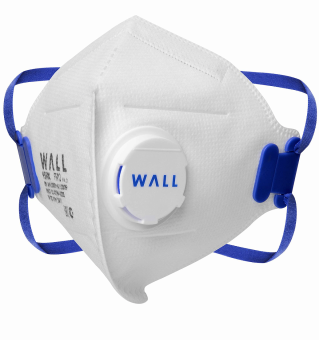 картинка Респиратор WALL 95 HК, FFP2 NR D, с клапаном, 19502 F с защитой от аэрозолей до 12 ПДК от магазина ПРОФИ+