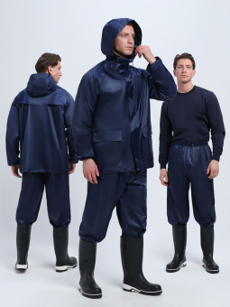 картинка Костюм влагозащитный PROFLINE LEADER цв. темно-синий от магазина ПРОФИ+