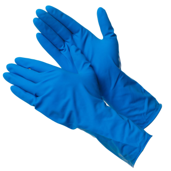 картинка Перчатки латексные DELTAGRIP HIGH RISK повышенной прочности цв. синий  от магазина ПРОФИ+