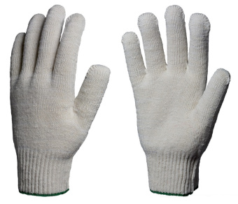 картинка Перчатки х/б СТАНДАРТ 10 класс (30 – 32 гр.) цв. белый от магазина ПРОФИ+