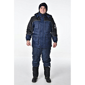 Костюм ОПЗ зимний МILL - АНТАРЕС мужской цв. темно-синий с черным