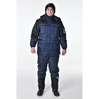 картинка Костюм ОПЗ зимний MILL - АНТАРЕС мужской цв. темно-синий с черным от магазина ПРОФИ+