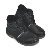 Ботинки зимние ЭЛИТСПЕЦ PROSAFE 14/1С ПУ/ПУ с МП и МС искусственный мех цв. черный