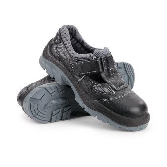 картинка Полуботинки с перфорацией КОМФОРТ ПУ/ТПУ цв. черный от магазина ПРОФИ+