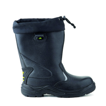 картинка Сапоги зимние ЭЛИТСПЕЦ PROSAFE 18РНМ ПУ/Нитрил с КП натуральный мех цв. черный от магазина ПРОФИ+