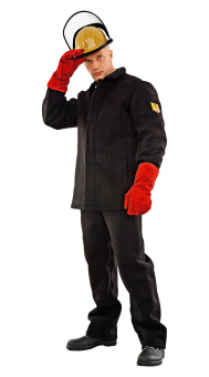 картинка Костюм от повышенных температур СТАЛЕВАР мужской цв. черный от магазина ПРОФИ+