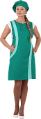 Униформа ОПЗ облегчённая ВИНТАЖ женская цв. зеленый с салатовым