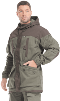 картинка Куртка-ветровка ПЕРЕВАЛ-2 мужская цв. хаки от магазина ПРОФИ+